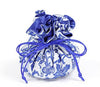 Jewelry Pouch Blue and White