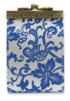 Cathayana Card Holder Blue/ White with RFID