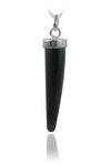 Stone Horn Pendant Black Onyx