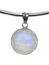 Gemstone Circle Pendant