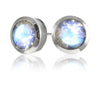 Gaudi Gemstone Studs White Moonstone