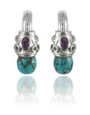 Serpentine Studs Turquoise