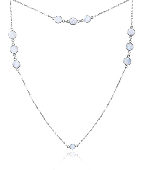 Dodici Necklace White Moonstone
