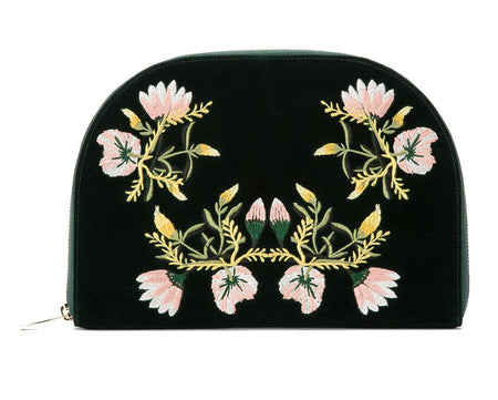 Cathayana Card Holder with RFID Black Dragonfly