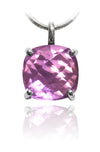 Capri Square Pendant Amethyst
