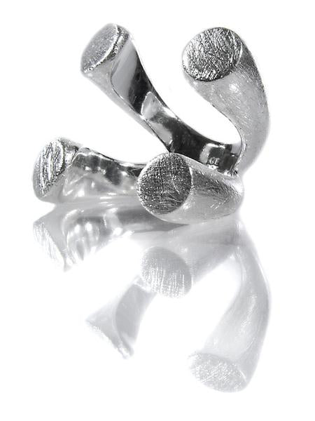 Small Rectangular Ring Labradorite