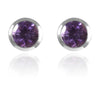 Gaudi Gemstone Studs Amethyst