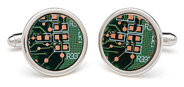 Recycled Mother Board Cufflinks