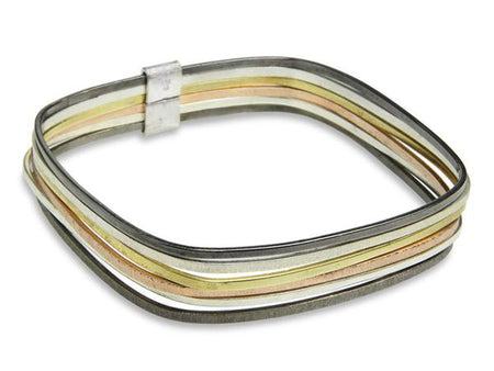 Three Collective Bangles (Brushed)