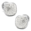 White Pave Crystal Stud Set