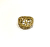 10k Gold Arabesque Dome Ring Size 7