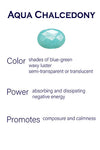 Puntino Necklace Aqua Chalcedony