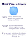 Ice Hole Necklace Blue Chalcedony
