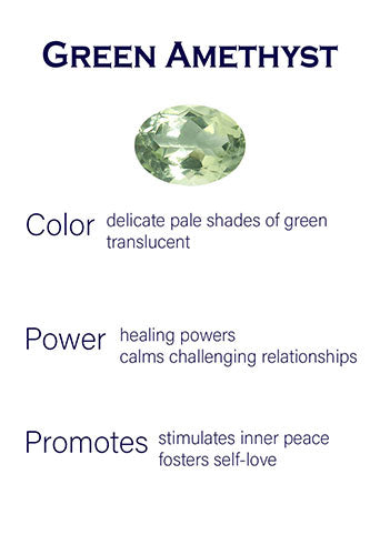 Brazilian Leaf Stone Drops Green Amethyst