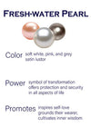 Gold Plated Swirly Earrings with Stone (White Pearl)