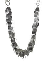 Full Brushed Leaf Necklace