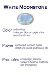 Ice Hole Necklace White Moonstone