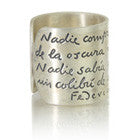 Spanish Lorca Poem Ring