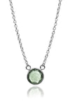 Puntino Necklace Green Amethyst