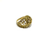 10k Gold Arabesque Dome Ring Size 7