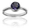 Stackable Jaipuri Circle Ring Iolite 6