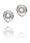 Pearl Bud Earrings White Pearl