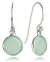Puntino Earrings Aqua Chalcedony