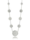 Matte 11 Disc Arabesque Necklace