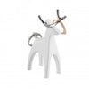 White Reindeer Ring Holder