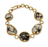 Grande Amazon River Rock Bracelet Black Rutile Quartz