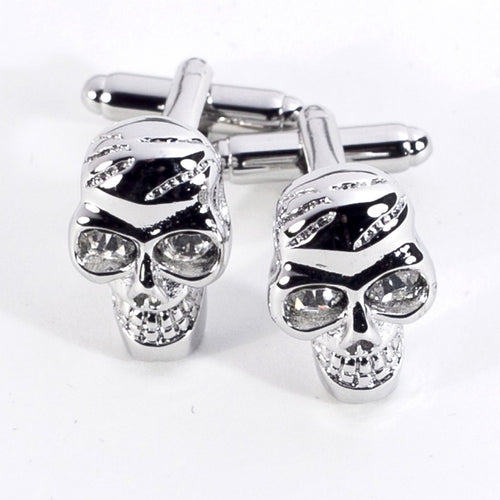 Crystal Skull Cufflinks