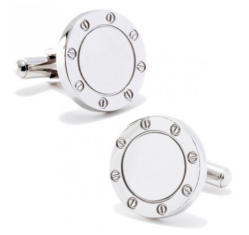 Stainless Steel Bolted Cufflinks