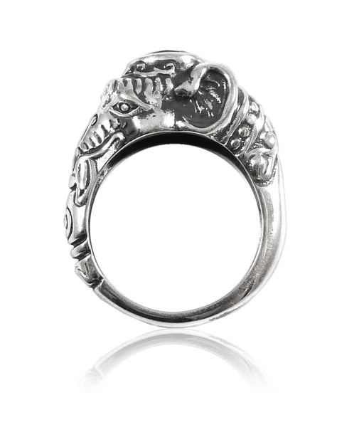 Raja Elephant Ring Garnet