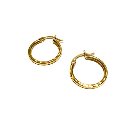 10k Gold Mexican Hoops