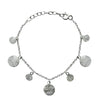 Dangle Disc Bracelet