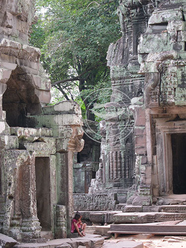 Cambodia: Recess in the Ruins - Bayon Ruins at Angkor Wat