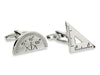 Protractor/Triangle Cufflinks