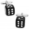 Black Dice Cufflinks