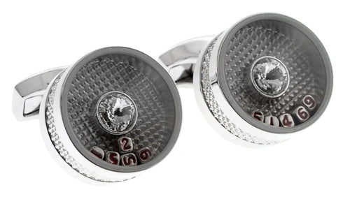 Spinning Poker Cufflinks (Enamel)
