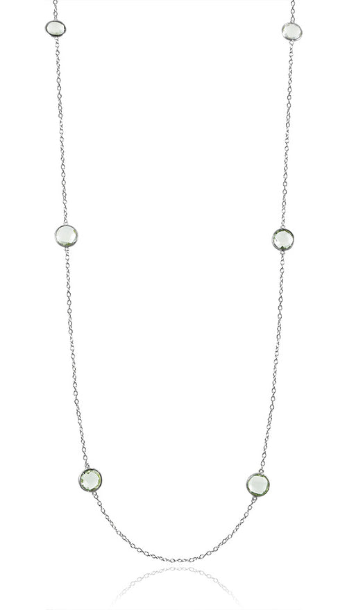 Otto Necklace Green Amethyst