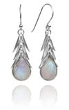 Brazilian Leaf Stone Drops White Moonstone