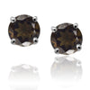Capri Studs Smokey Quartz