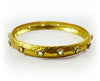 Single Mantra Bangle Gold Plated
