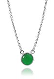 Puntino Necklace Green Onyx