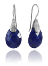 Sumatra Teardrop Earrings Lapis Lazuli
