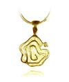 18K Gold Plated Barcelona Flower Pendant
