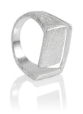 Striped Square Ring Brushed