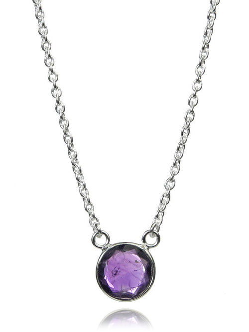 Puntino Necklace Amethyst