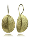 18K Gold Plated Brazil Nut Leaf Earring
