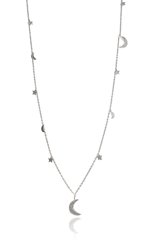 Moon and Stars Necklace